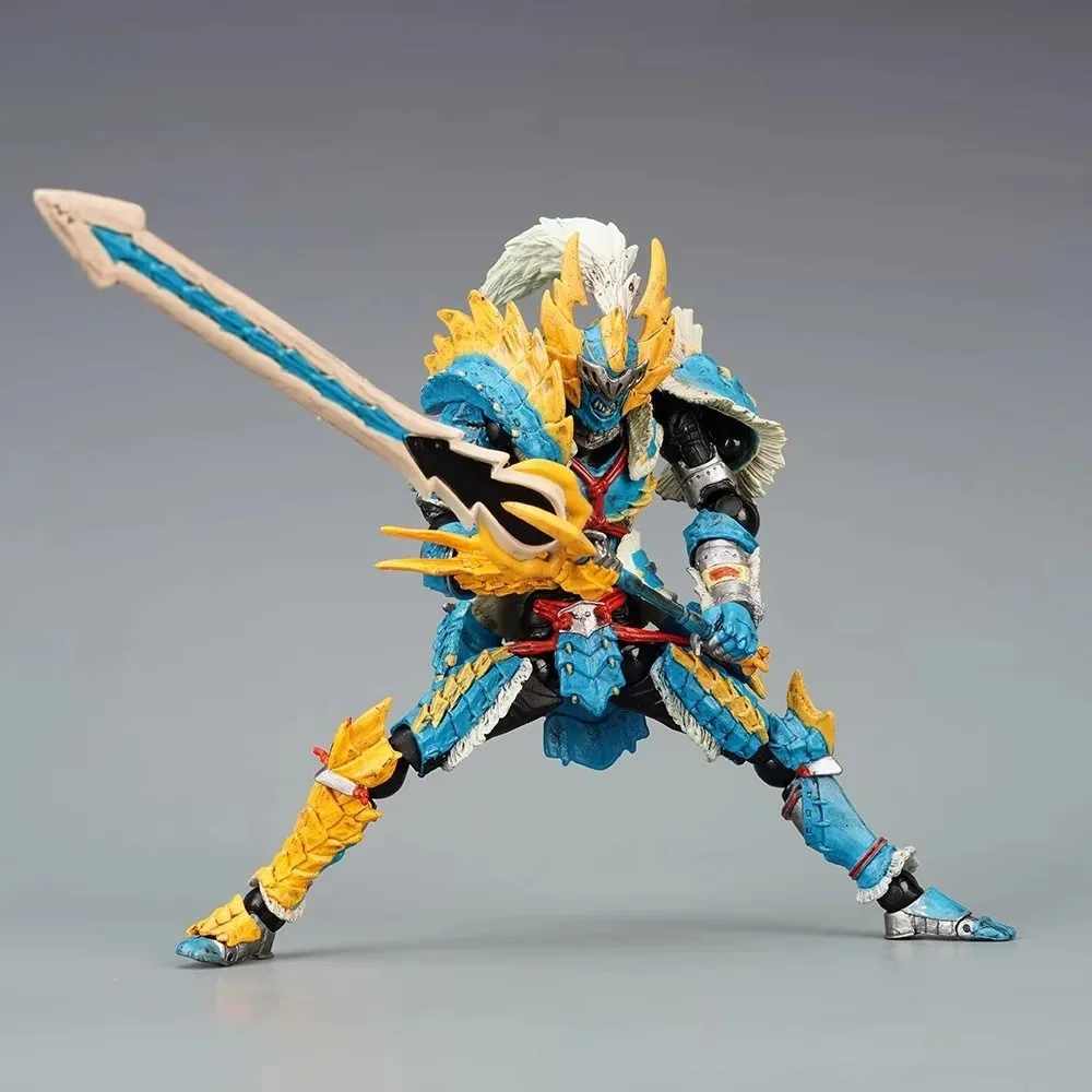 kf S09d81d67a7294c808c27984e1b5042c2a AMAZING YAMAGUCHI Monster Hunter Game Action Figure Zinogre X GK Lioleus Female Hunter Collection Doll Model - Amazing Yamaguchi Store