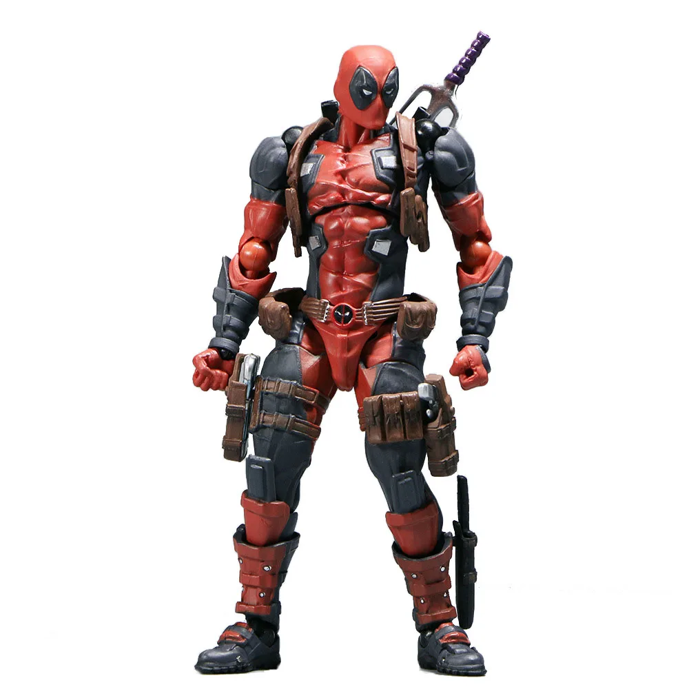 kf S0eb8f8e3dd2843c3a3fe0e286794a7db4 AMAZING YAMAGUCHI X MAN DeadPool 15cm New 2 0 BJD Articulated Joints Moveable Action Figure Collection - Amazing Yamaguchi Store