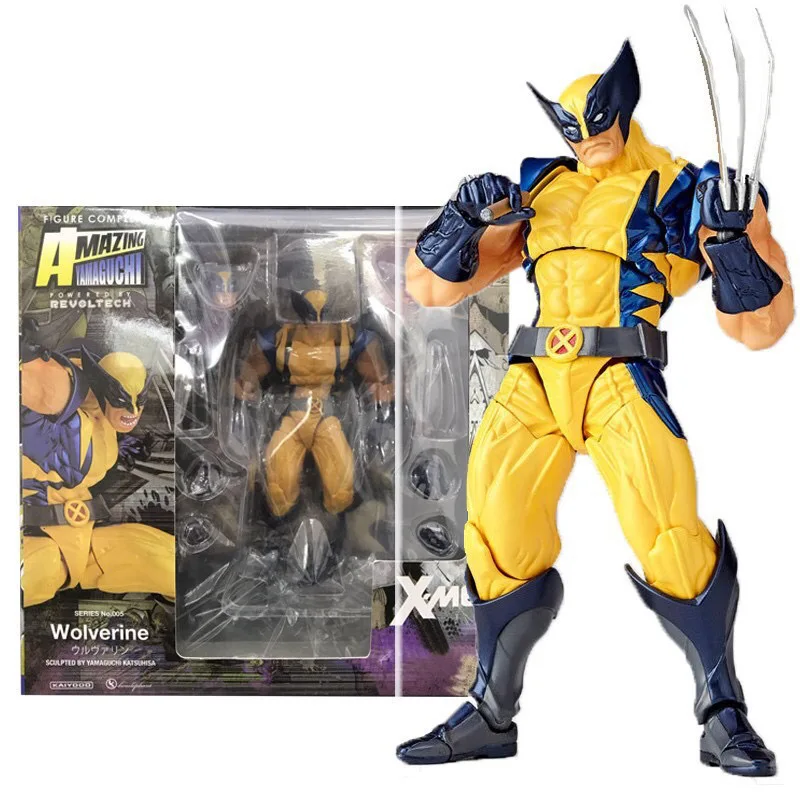 kf S134082fcb88342019ec0634f1df629aaC Deadpool Wolverine Action Figure PVC Collection Amazing Yamaguchi Ultimate X Men Mutants Super Hero Figure Toys - Amazing Yamaguchi Store