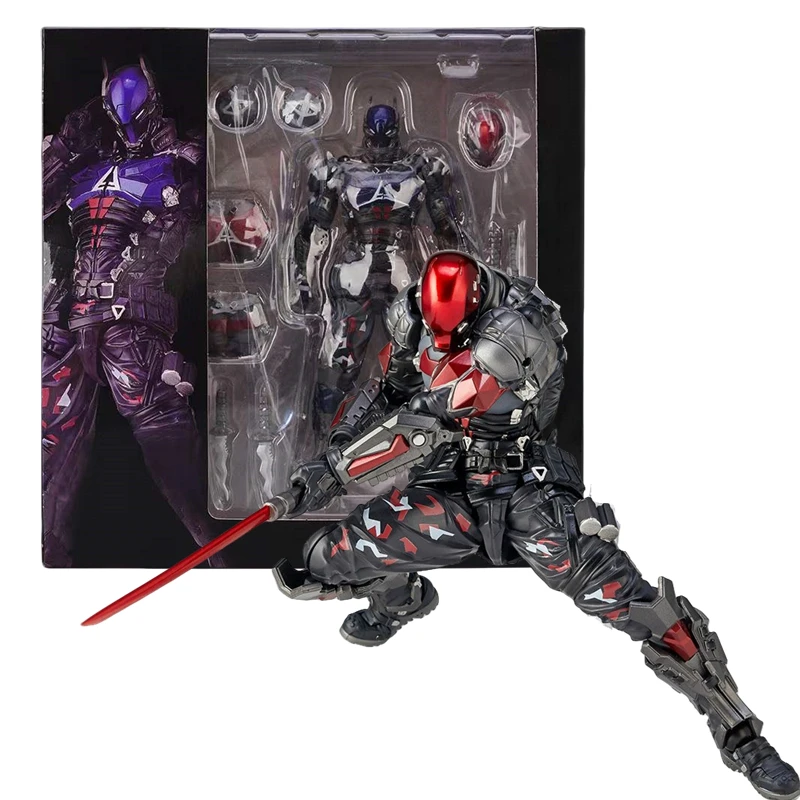 kf S75e47da4e2464e3ba2507e1a766447f1Y AMAZING YAMAGUCHI Action Figure Arkham Knight Batman Red Hood Robin Jason Todd Figuarts Game Model Toy - Amazing Yamaguchi Store