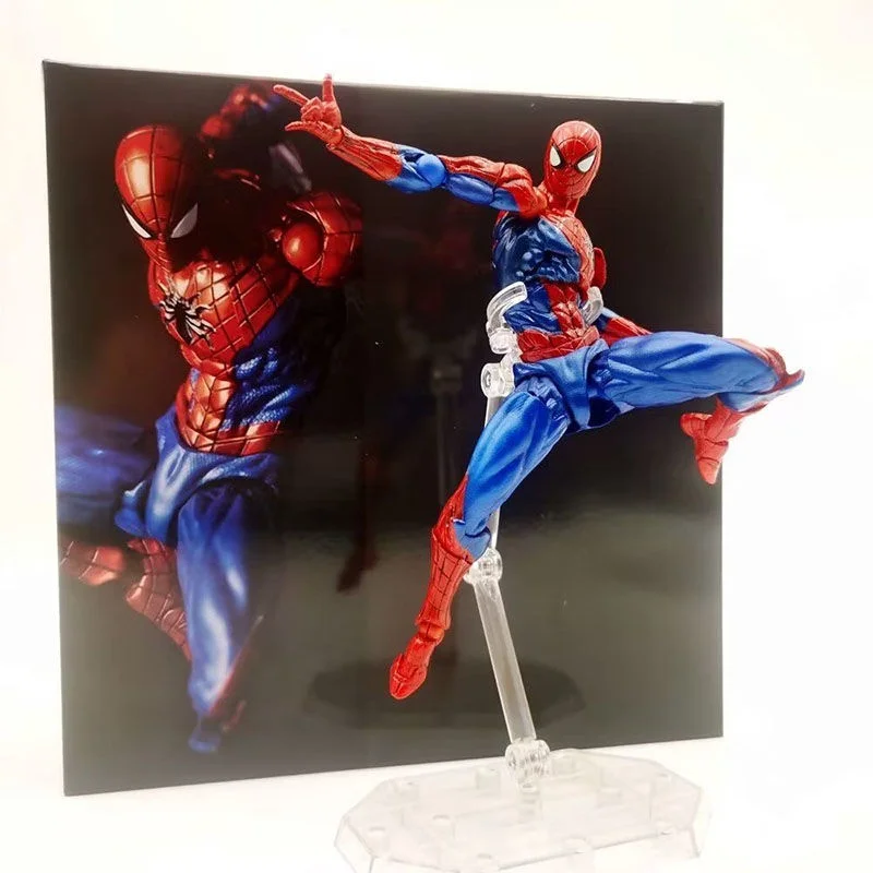 kf S815eb43b3a924abeb095bf9a609521cdT Hot Anime Spider Man 2 0 Premium Edition Amazing Yamaguchi Peter Dolls Action Figures Model Spiderman - Amazing Yamaguchi Store