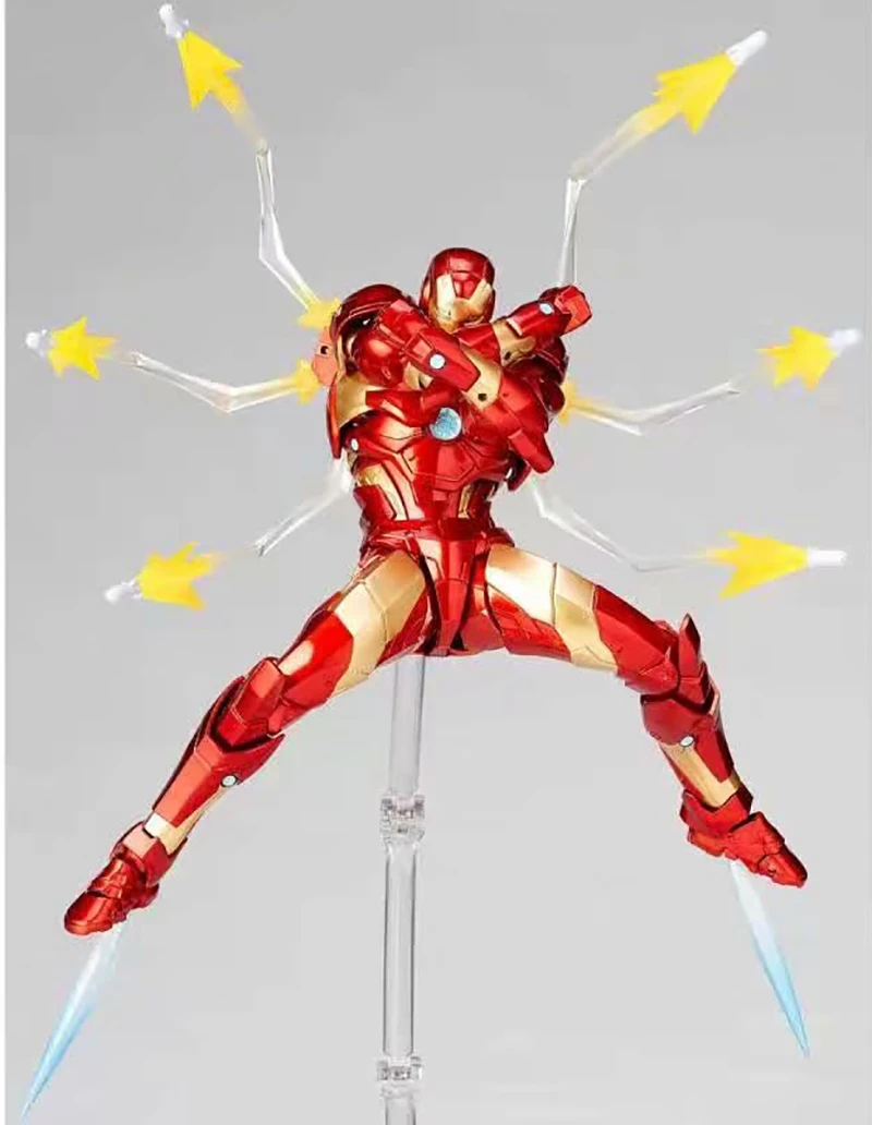 kf S8da87e5a8b1d4933a7948713afb075e57 Amazing Yamaguchi Revoltech No 013 Iron Man MK37 Bleeding Edge Armor Action Figure Collectible Model Toys - Amazing Yamaguchi Store