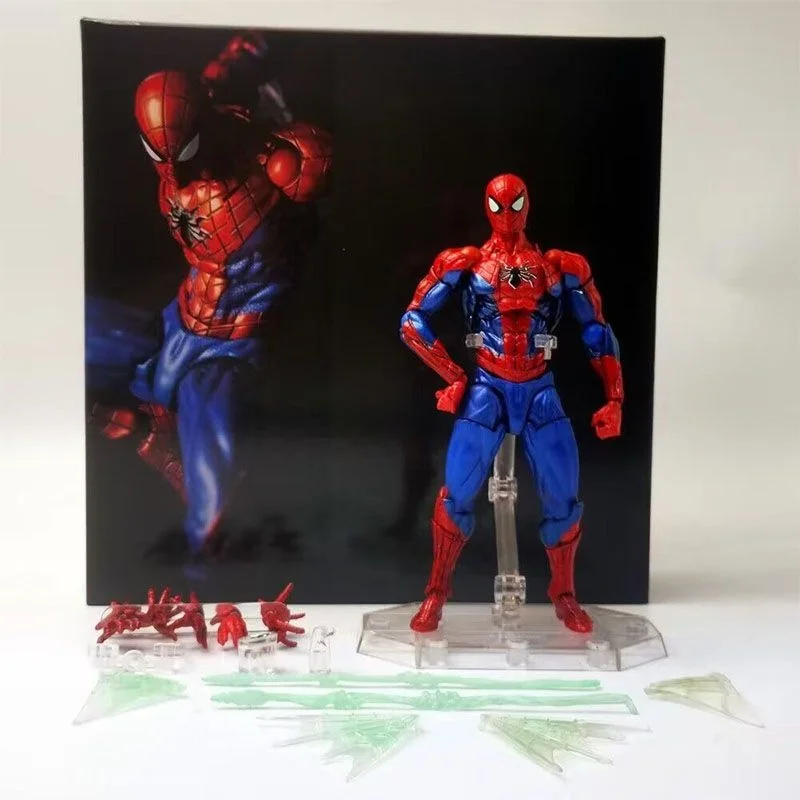 kf S97ddead2c6a54034a25c9bbfb41aba34e Hot Anime Spider Man 2 0 Premium Edition Amazing Yamaguchi Peter Dolls Action Figures Model Spiderman - Amazing Yamaguchi Store